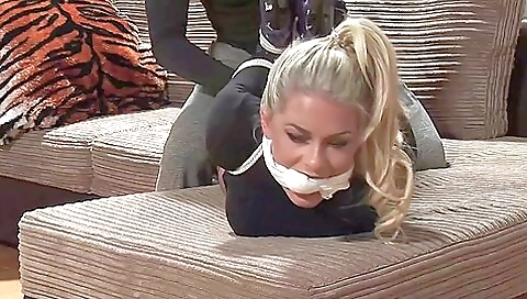 Bratty Stuck Up Blonde Tied In Her Leather Pants And Spanke Bratty Stuck Up Blonde Tied In Her Leather Pants And Spanke